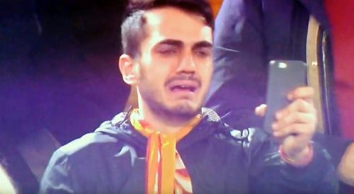 Totti: telecronista Roma in lacrime "alla facciaccia vostra"