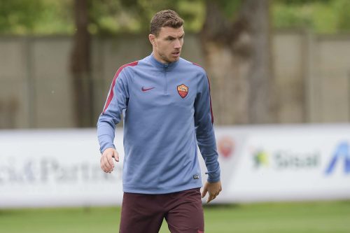allenamento-roma-dzeko