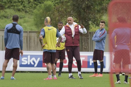 allenamento-roma-spalletti el shaarawy nainggolan