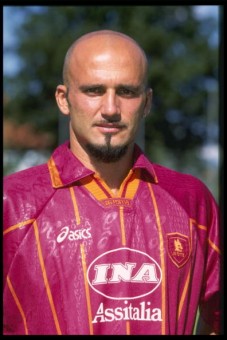 Jul 1996: A portrait of Enrico Annoni of Roma football club. Mandatory Credit: Allsport UK