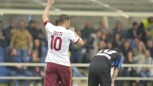 atalanta-roma-totti gol esultanza91