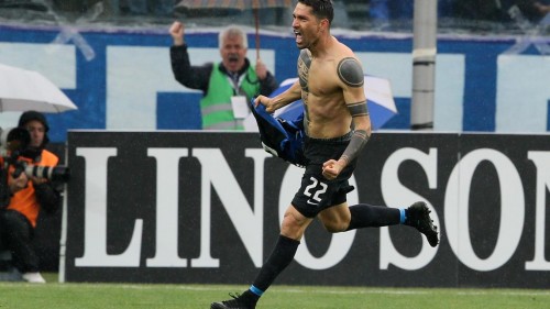 atalanta-roma_borriello gol esultanza