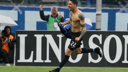 atalanta-roma_borriello gol esultanza