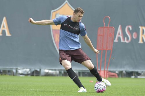 allenamento roma dzeko