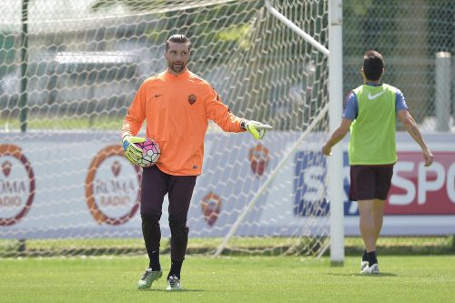 allenamento roma de sanctis