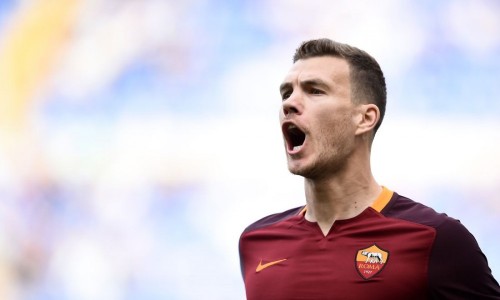 lazio-roma-dzeko gol esultanza