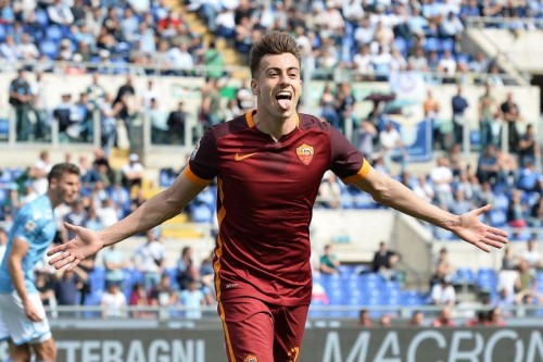 lazio-roma-el shaarawy gol esultanza0