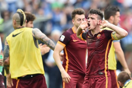 lazio--roma-florenzi gol esultanza