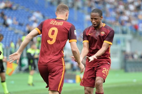 lazio--roma-keita dzeko gol esultanza