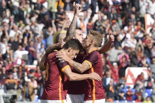 roma-napoli-nainggolan digne pjanic perotti gol esultanza