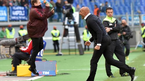 roma-napoli-spalletti gol esultanza
