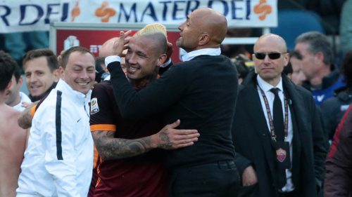 roma-napoli-spalletti nainggolan gol esultanza
