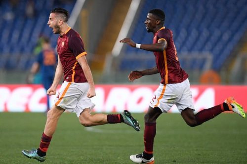 roma-torino-manolas rudiger gol esultanza