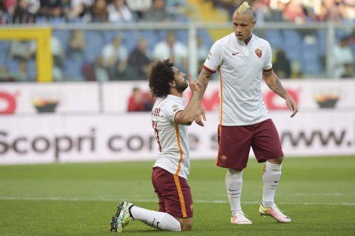 1genoa-roma-nainggolan salah gol esultanza