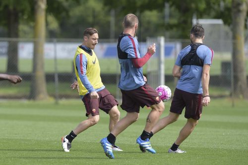 allenamento-roma-totti de rossi