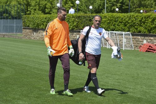allenamento roma de sanctis nanni