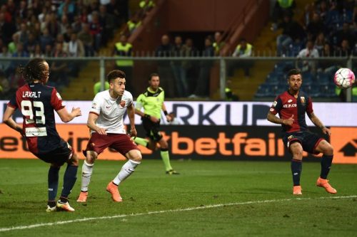 genoa_roma_el shaarawy tiro gol