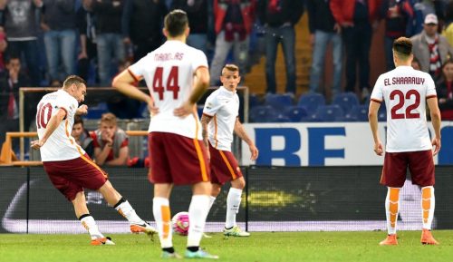 genoa_roma_totti tiro gol