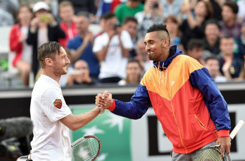 internazionali-tennis-roma-totti kyrgios
