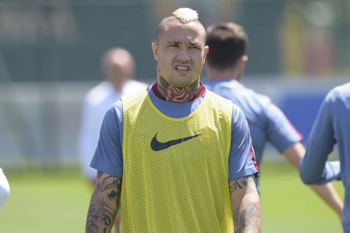 allenamento roma nainggolan