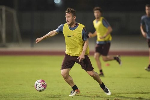 allenamento roma totti