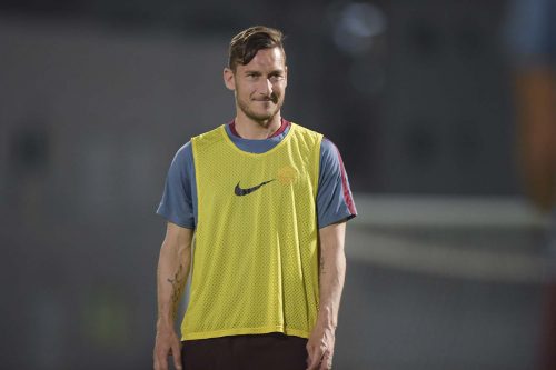 allenamento roma totti