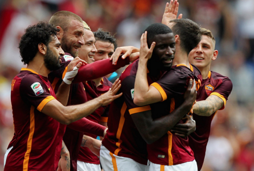 roma-chievo_rudiger pjanic digne florenzi nainggolan de rossi salah gol esultanza