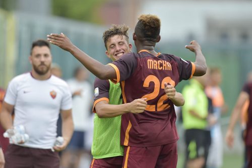 roma virtus entella primavera-machin pellegrini gol esultanza