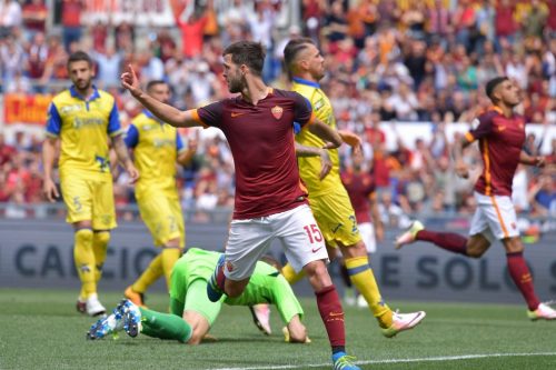 roma_chievo-pjanic gol esultanza