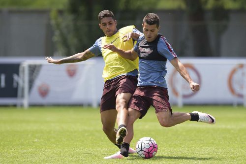allenamento roma iago falque