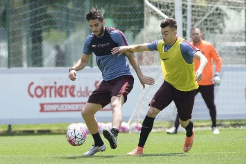 allenamento roma manolas el shaarawy