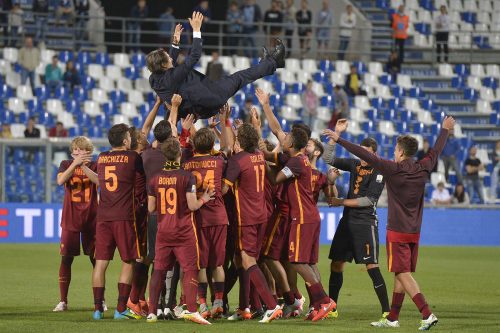 roma-primavera-festa-alberto de rossi squadra