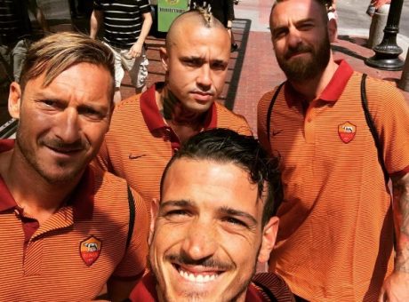 florenzi, nainggolan, totti, de rossi