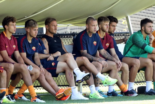 allenamento-roma-totti nainggolan ricci