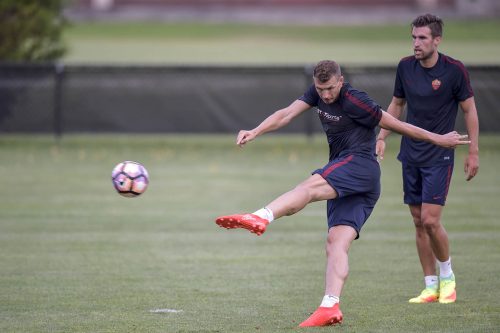 allenamento-roma-boston__dzeko strootman