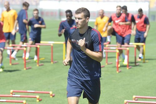 allenamento roma-dzeko