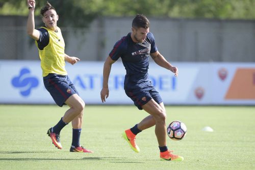 allenamento-roma-strootman manolas