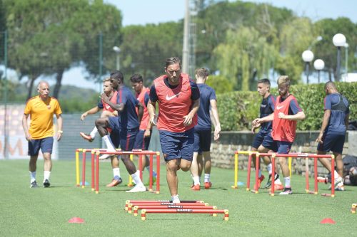allenamento roma-totti