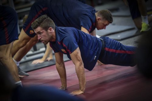 allenamento roma strootman