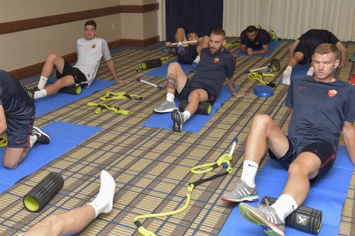 tournée-roma-palestra-dzeko de rossi