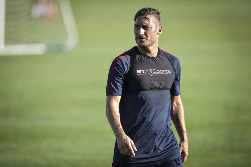 allenamento roma totti