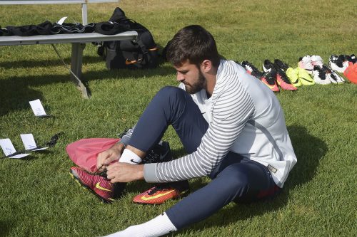allenamento roma alisson