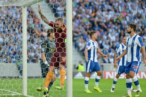 1porto-roma-de rossi gol esultanza