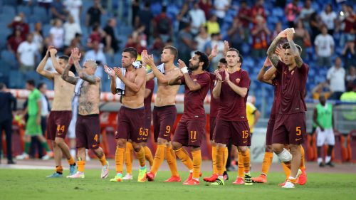 1roma-udinese-paredes dzeko salah vermaelen strootman nainggolan esultanza