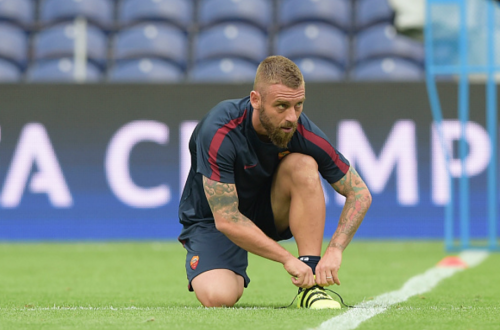 allenamento-roma-champions-de rossi