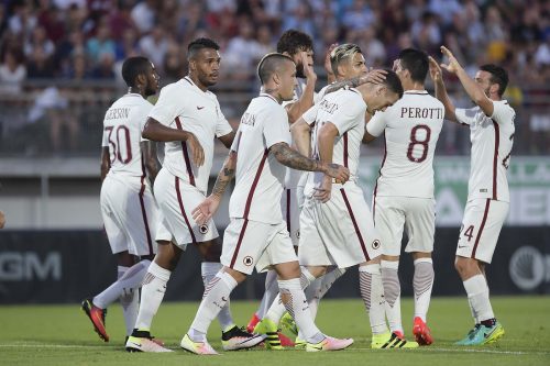 latina-roma esultanza fazio perotti nainggolan jesus paredes