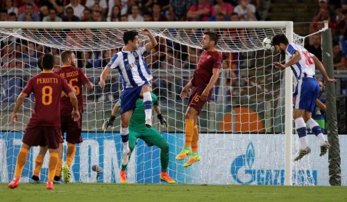 roma-porto-felipe tiro gol
