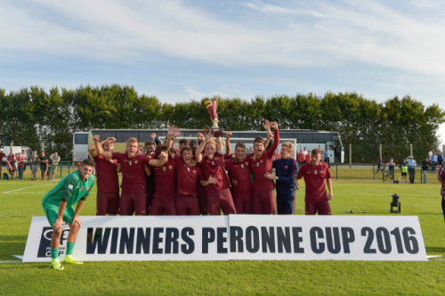 roma primavera peronne cup festeggiamenti