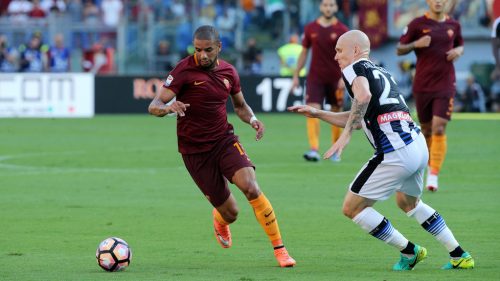 roma-udinese-bruno peres hallfredsson