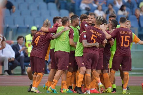 roma-udinese-perotti paredes vermaelen strootman totti nainggolan gol esultanza perotti